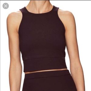 Theory tenreg ponte crop top